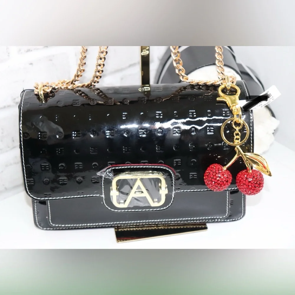 ✨Piper Red Cherry Keychain with Gold Accents✨ - Picture 4 of 6